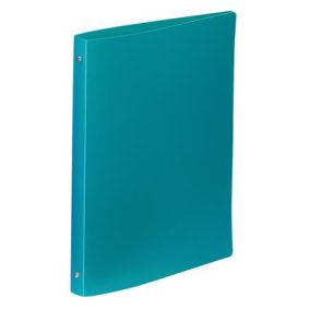   Gyűrűs könyv, 4 gyűrű, 25 mm, A4, PP, VIQUEL "Essentiel", zöld