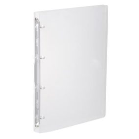   Gyűrűs könyv, 4 gyűrű, 25 mm, A4, PP, VIQUEL "Propyglass", víztiszta