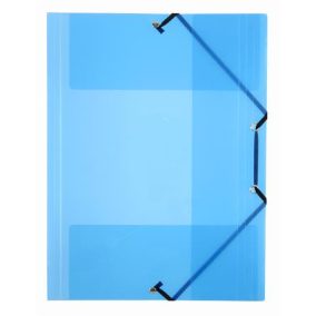   Gumis mappa, 15 mm, PP, A4, VIQUEL "Propyglass", kék