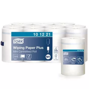   Törlőpapír, belsőmag-adagolás, M1 rendszer, 2 rétegű, Advanced, TORK "Plusz", fehér