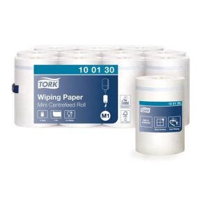   Törlőpapír, belsőmag-adagolás, M1 rendszer, 1 rétegű, Advanced, TORK, fehér