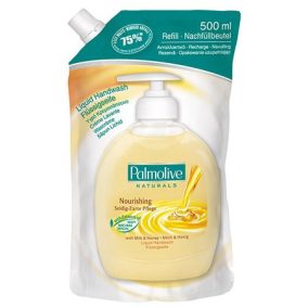 Folyékony szappan utántöltő, 0,5 l, PALMOLIVE Nourishing "Milk and Honey"   Folyékony szappan utántöltő, 0,5 l, PALMOLIVE Nourishing "Milk and Honey"
