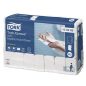 Kéztörlő, Interfold hajtás, 2 rétegű, 100 lap, H2 rendszer, Premium, TORK "Xpress Soft Multifold", fehér