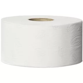   Toalettpapír, T2 rendszer, 2 rétegű, 18, 8 cm átmérő, Advanced, TORK "Mini Jumbo", fehér