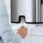   Kéztörlő adagoló, Interfold hajtogatás, H2 rendszer, Image Line, TORK "Xpress Multifold", rozsdamentes