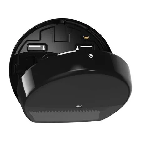 Toalettpapír adagoló, T1 rendszer, Elevation, TORK "Jumbo", fekete