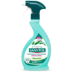 Általános tisztító- és fertőtlenítő spray, 500 ml, SANYTOL, eukaliptusz   Általános tisztító- és fertőtlenítő spray, 500 ml, SANYTOL, eukaliptusz