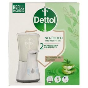 Folyékony szappan adagoló, szenzoros, Aloe Vera és E vitamin utántöltővel, DETTOL   Folyékony szappan adagoló, szenzoros, Aloe Vera és E vitamin utántöltővel, DETTOL