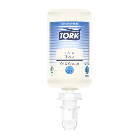 Folyékony szappan, 1 l, S4 rendszer, TORK "Olaj és zsíroldó", átlátszó