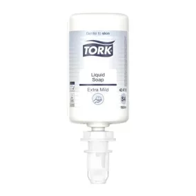   Folyékony szappan, 1 l, S4 rendszer, TORK "Érzékeny bőrre", fehér