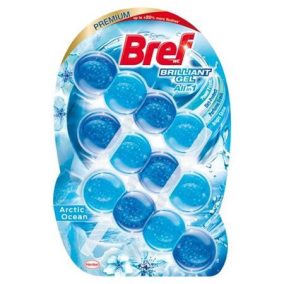 WC-tisztítógél, 3x42 g, BREF "Brilliant gél", Arctic Ocean   WC-tisztítógél, 3x42 g, BREF "Brilliant gél", Arctic Ocean