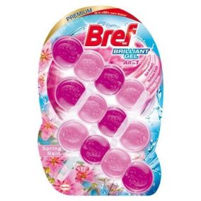 WC-tisztítógél, 3x42 g, BREF "Brilliant gél", Spring Rain   WC-tisztítógél, 3x42 g, BREF "Brilliant gél", Spring Rain