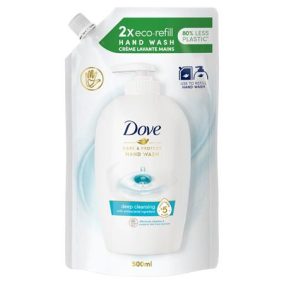 Folyékony szappan utántöltő, 500 ml, DOVE "Care&Protect"   Folyékony szappan utántöltő, 500 ml, DOVE "Care&Protect"