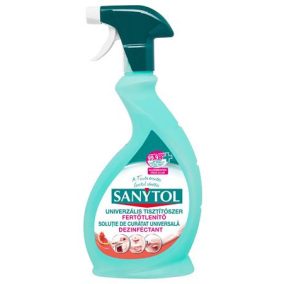 Általános tisztító- és fertőtlenítő spray, 500 ml, SANYTOL, grapefruit   Általános tisztító- és fertőtlenítő spray, 500 ml, SANYTOL, grapefruit