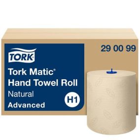   Kéztörlő, tekercses, 2 rétegű, H1 rendszer, Advanced, TORK "Matic", natúr