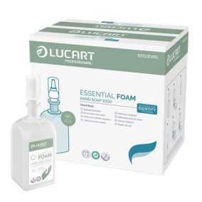 Habszappan, utántöltő, 1 liter, LUCART "IDENTITY Essential", fehér   Habszappan, utántöltő, 1 liter, LUCART "IDENTITY Essential", fehér