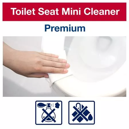Toalettülőke tisztító, 0,525 l, S5 rendszer, Premium, TORK "Mini", átlátszó