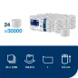   Toalettpapír, belsőmag nélküli, T7 rendszer, 1 rétegű, 13,1 cm átmérő, Universal, TORK "OptiServe", fehér
