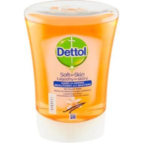 Folyékony szappan utántöltő, 250 ml, DETTOL, méz-vanília   Folyékony szappan utántöltő, 250 ml, DETTOL, méz-vanília