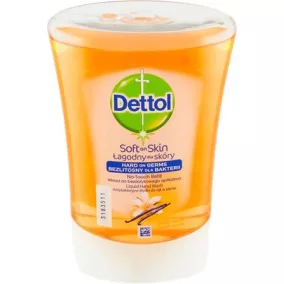   Folyékony szappan utántöltő, 250 ml, DETTOL, méz-vanília