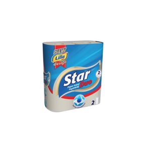  Háztartási papírtörlő, 2 rétegű, 2 tekercses, "Star Duo"