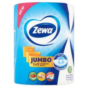 Kéztörlő, tekercses, 325 lap, ZEWA "Jumbo White"   Kéztörlő, tekercses, 325 lap, ZEWA "Jumbo White"