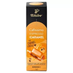   Kávékapszula, 10 db, TCHIBO "Cafissimo Espresso Caramel"