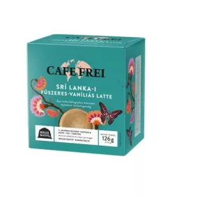   Kávékapszula, Dolce Gusto kompatibilis, 9 db, CAFE FREI "Srí Lanka-i fűszeres-vaníliás latte"