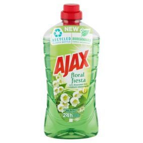 Általános tisztítószer, 1 l, AJAX, gyöngyvirág, zöld Általános tisztítószer, 1 l, AJAX, gyöngyvirág, zöld