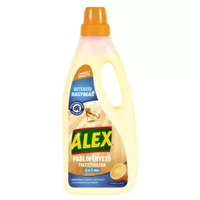   Padlótisztító folyadék, laminált padlóhoz, 750 ml, ALEX "Extra ragyogás", narancs illattal