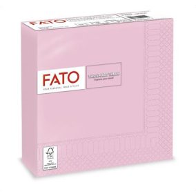   Szalvéta, 1/4 hajtogatott, 33x33 cm, FATO "Smart Table", rózsaszín