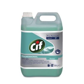 Általános tisztító- és fertőtlenítőszer, 5 l, CIF "Professional Oxy-Gel", óceán   Általános tisztító- és fertőtlenítőszer, 5 l, CIF "Professional Oxy-Gel", óceán