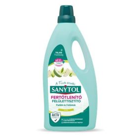 Felület tisztító-és fertőtlenítőszer, 1 l, SANYTOL, alma   Felület tisztító-és fertőtlenítőszer, 1 l, SANYTOL, alma