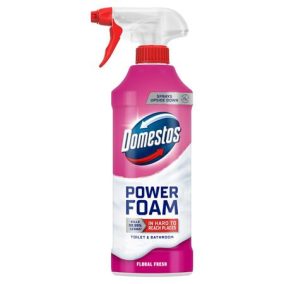 WC- és fürdőszoba tisztító hab, 435 ml, DOMESTOS "Power Foam", Floral Fresh   WC- és fürdőszoba tisztító hab, 435 ml, DOMESTOS "Power Foam", Floral Fresh