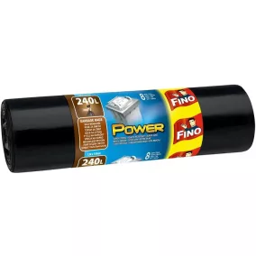   Nagykukazsák, 240 l, 8 db, 118x145 cm, 43 µ, FINO "Power"