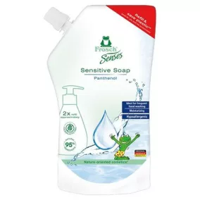   Folyékony szappan utántöltő, 500 ml, FROSCH, "Érzékeny bőrre"