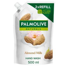 Folyékony szappan utántöltő, 0,5 l, PALMOLIVE Nourishing "Almond milk"   Folyékony szappan utántöltő, 0,5 l, PALMOLIVE Nourishing "Almond milk"