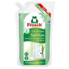 Ablaktisztító, spiritusszal, 950 ml, utántöltő, FROSCH Ablaktisztító, spiritusszal, 950 ml, utántöltő, FROSCH