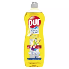 Mosogatószer, 750 ml, PUR, citrom