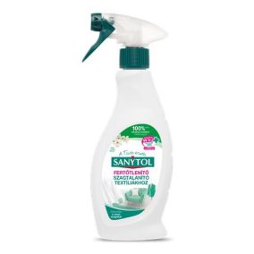 Fertőtlenítő- és szagtalanító spray, 500 ml, SANYTOL, textíliákhoz   Fertőtlenítő- és szagtalanító spray, 500 ml, SANYTOL, textíliákhoz