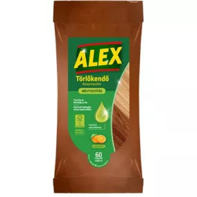 Nedves törlőkendő bútorokhoz, ALEX, 30 db