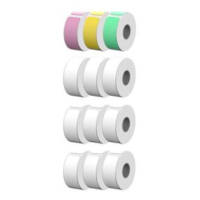 Címke, 12 tekercs (3 színes 9 fehér), M50 nyomtatóhoz, KODAK   Címke, 12 tekercs (3 színes 9 fehér), M50 nyomtatóhoz, KODAK