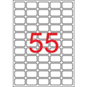   Etikett, univerzális, 36,8x23,8 mm, eltávolítható, kerekített sarkú, APLI, 5500 etikett/csomag