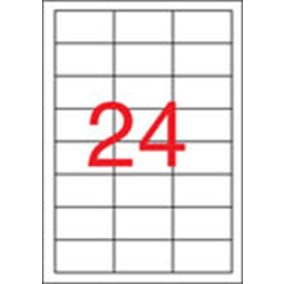   Etikett, univerzális, 64,6x33,8 mm, eltávolítható, APLI, 2400 etikett/csomag