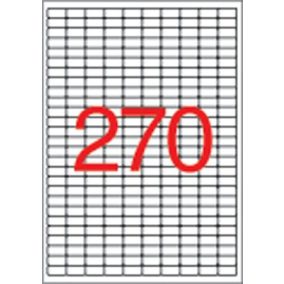   Etikett, univerzális, 17,8x10 mm, eltávolítható, kerekített sarkú, APLI, 6750 etikett/csomag