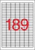 Etikett, univerzális, 25,4x10 mm, eltávolítható, kerekített sarkú, APLI, 4725 etikett/csomag