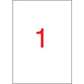Etikett, univerzális, 210x297 mm, APLI, 20 etikett/csomag Etikett, univerzális, 210x297 mm, APLI, 20 etikett/csomag