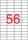 Etikett, univerzális, 52,5x21,2 mm, APLI, 5600 etikett/csomag