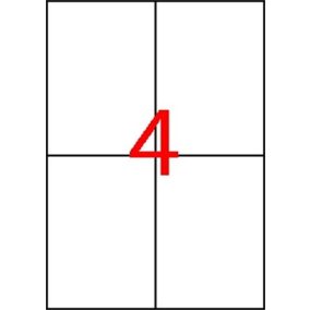 Etikett, univerzális, 105x148 mm, APLI, 40 etikett/csomag Etikett, univerzális, 105x148 mm, APLI, 40 etikett/csomag