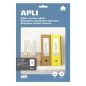 Etikett, univerzális, 190x61 mm, APLI, 40 etikett/csomag